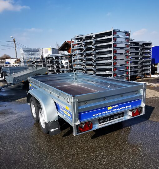 Remorcă VESTA 25 DA - DUBLU AX, 750 kg ! - imagine 4