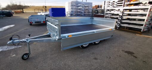 Remorcă NEPTUN  PRO 2630*1450*400mm, DUBLU AX 750 kg - imagine 2